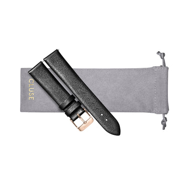 CLUSE 18mm Strap Dark Grey Metallic/Rose Gold CS1408101060