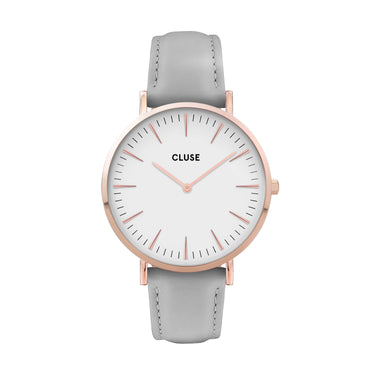 CLUSE Boho Chic Rose Gold White/Grey CW0101201007