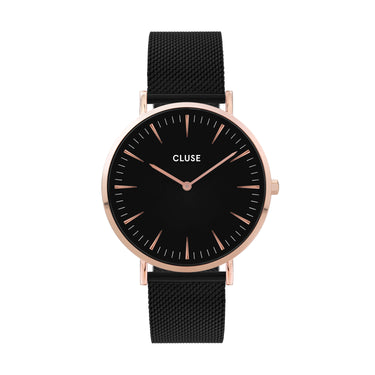 CLUSE Boho Chic Mesh Rose Gold Black/Black CW0101201010