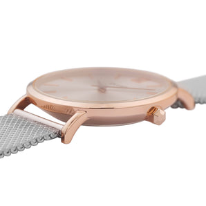 CLUSE Minuit Silver Rose Gold/Silver Mesh CW0101203004