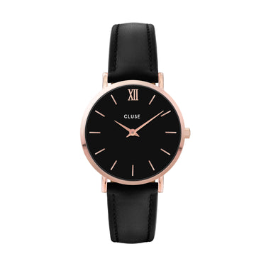 CLUSE Minuit Rose Gold Black/Black CW0101203013