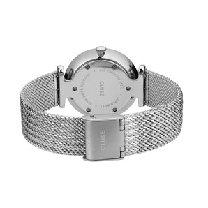 CLUSE Triomphe Full Silver Mesh Watch CW10402