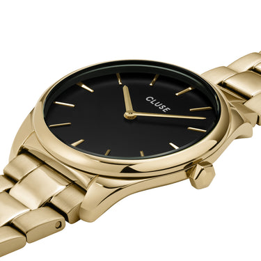 CLUSE Feroce Petite Steel Black/Gold Link CW11208