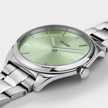 CLUSE Feroce Petite Stone Green/Steel Link CW11215