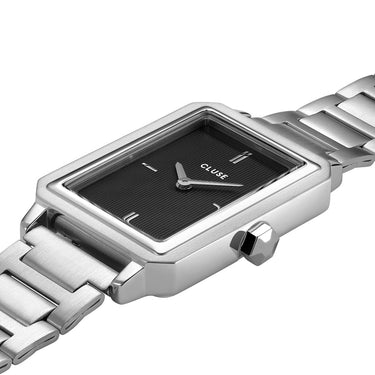 Cluse Fluette Black Silver Link CW11501