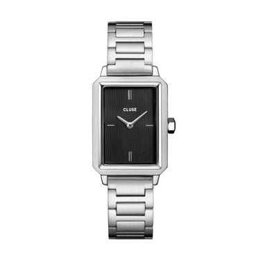 Cluse Fluette Black Silver Link CW11501