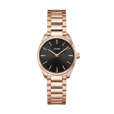 Cluse Feroce Mini Black / Rose Gold Link