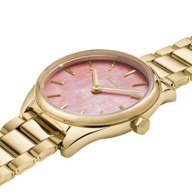 CLUSE Feroce Mini Apricot Mother of Pearl/Gold Link CW11709