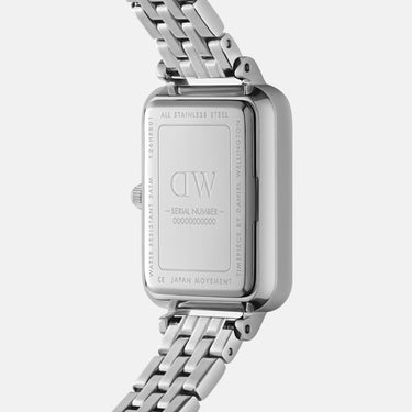 Daniel Wellington Quadro Roman Numerals 20x26 5-Link S White Watch