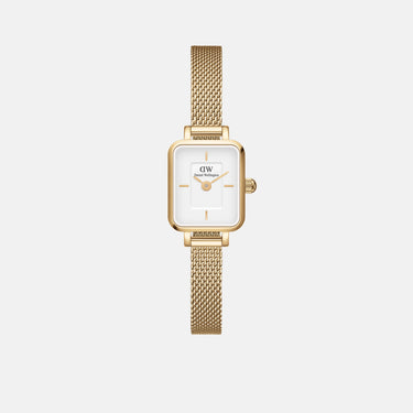 Daniel Wellington Quadro Mini 15x18 Evergold G White Watch