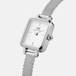 Daniel Wellington Quadro Mini 15x18 Sterling S White Watch