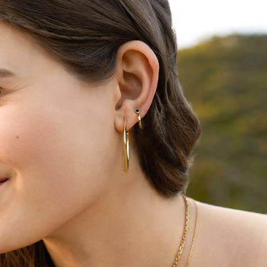 Ania Haie Gold Geometric Hoop Earrings