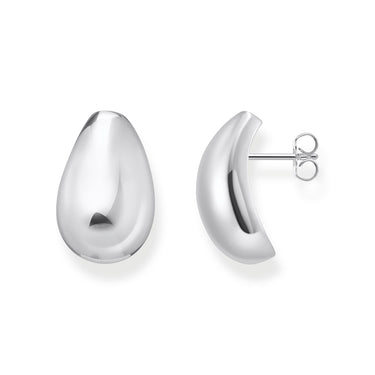 THOMAS SABO Ear studs in drop shape silver