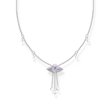 THOMAS SABO Necklace with Star Pendants and UFO