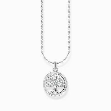 THOMAS SABO Necklace with tree of love pendant and white zirconia