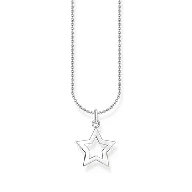 THOMAS SABO Necklace with star pendant - silver