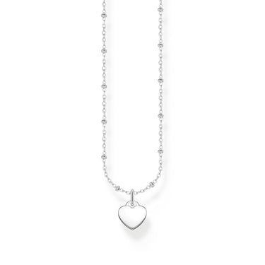 THOMAS SABO Silver necklace with heart pendant