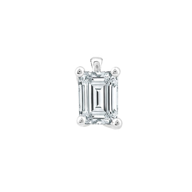 1.00ct Lab Grown Diamond Pendant in 18K White Gold