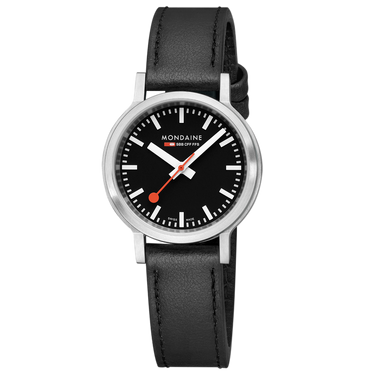 Mondaine Official Swiss Railways Stop2Go Automatic Super-LumiNovaÂ® 34mm Watch