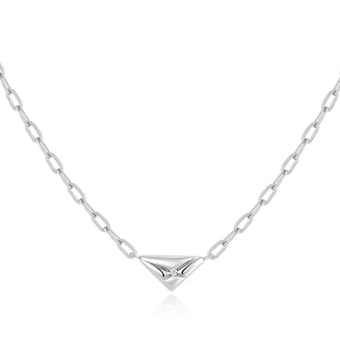 Ania Haie Silver Triangle Necklace