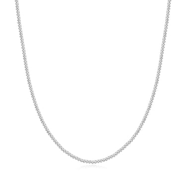 Ania Haie Silver Shiny Curb Necklace