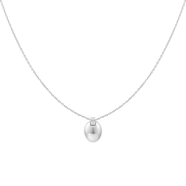 Ania Haie Silver Oval Charm Necklace