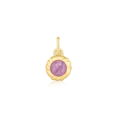 Ania Haie Gold Lilac Marble Charm Pendant