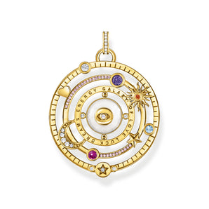 THOMAS SABO Gold Cosmic Pendant with Colourful Stones