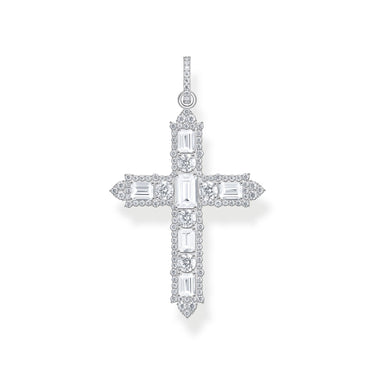 THOMAS SABO Cross pendant with white zirconia