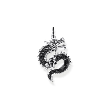 THOMAS SABO Dragon pendant with black zirconia