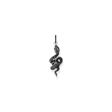 THOMAS SABO Snake pendant with black zirconia