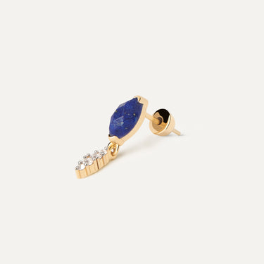 Ginger Lapis Lazuli Single Earring