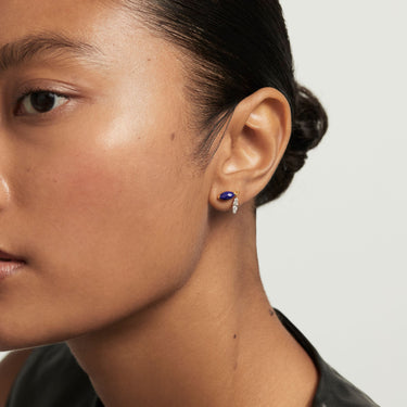 Ginger Lapis Lazuli Single Earring