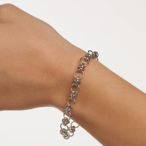 Meraki Silver Chain Bracelet