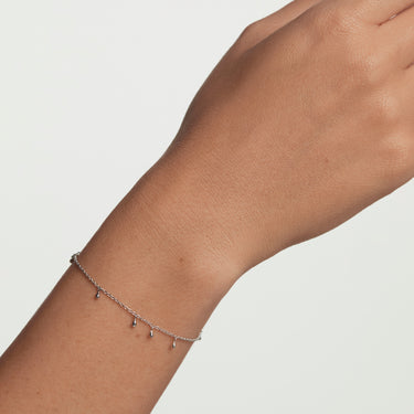 Teardrop Silver Bracelet