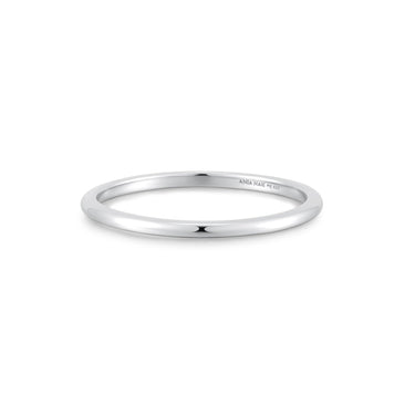 Ania Haie Silver Plain Ring