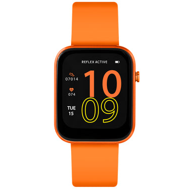 Reflex Active Series 12 Orange Silicone Smartwatch