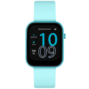 Reflex Active Series 12 Bright Blue Silicone Smartwatch