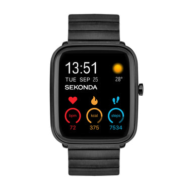 Sekonda Smart Motion+ LCD Black Watch - SK30223