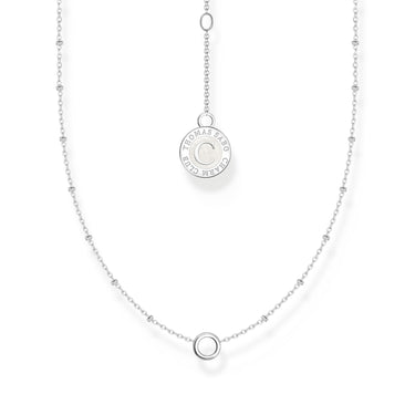 THOMAS SABO Member Charm Necklace with Round Pendant and Little Balls