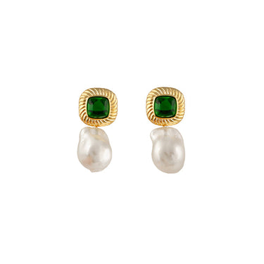 Sally Earrings Green