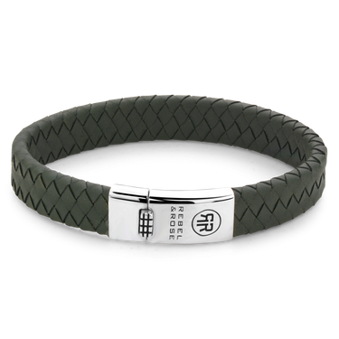 Rebel and Rose Braided Flat 925 Ranger Bracelet