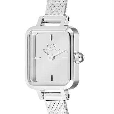 Daniel Wellington Quadro Mini Reflection Silver Watch