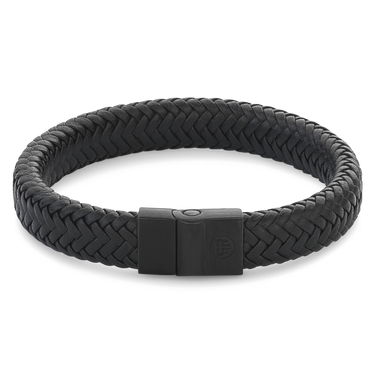 Rebel and Rose Full Metal Herringbone Black Black Bracelet