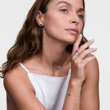 Daniel Wellington Audrey Ring Malachite Silver
