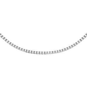 Daniel Wellington Elan Box Chain Necklace Long Silver
