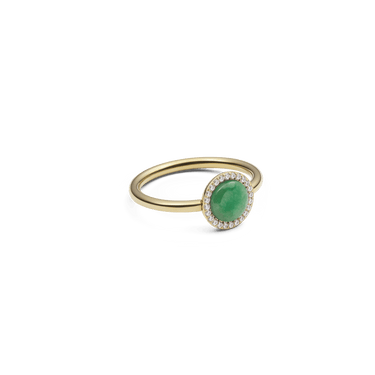 Daniel Wellington Audrey Ring Jade Gold