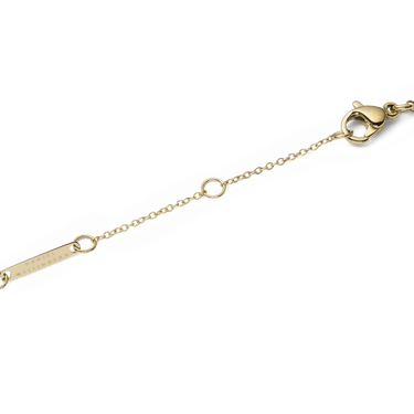 Daniel Wellington Audrey Necklace  Red Agathe Gold