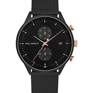 Paul Hewitt Black Sunray Mesh Watch