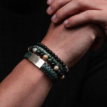 Rebel and Rose Braided Raw Mat Ranger Bracelet